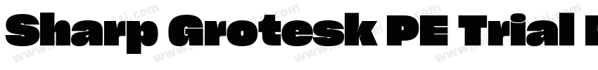 Sharp Grotesk PE Trial Medium 23字体转换